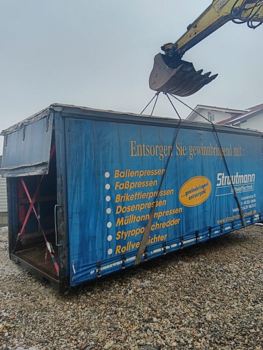 Suprastructura camion, duba cu prelata  pe role, magazie 7,1m