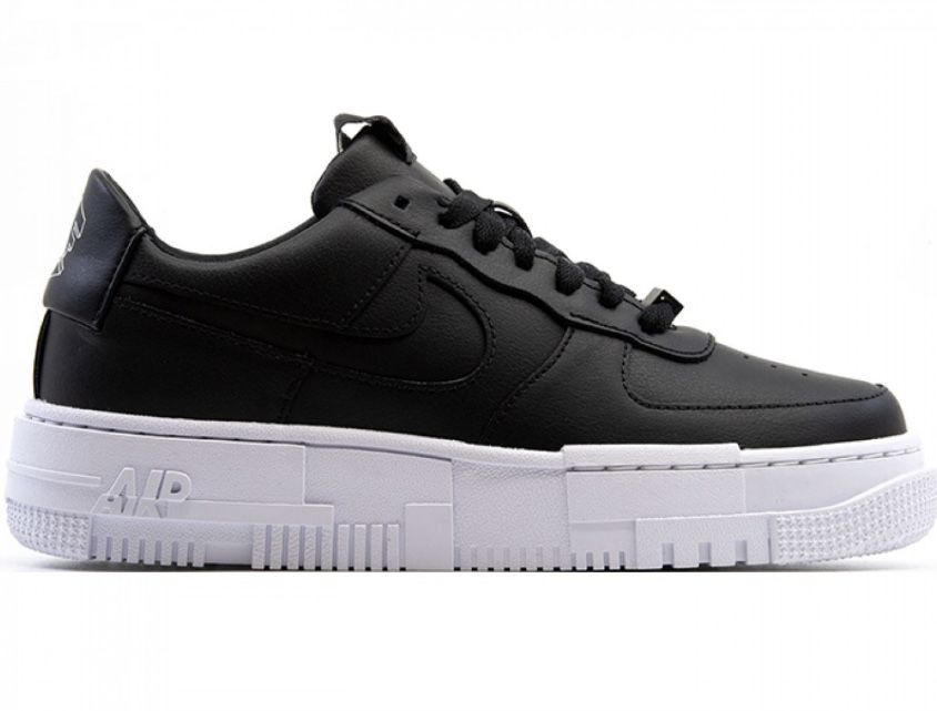 nike air force 1 pixel black