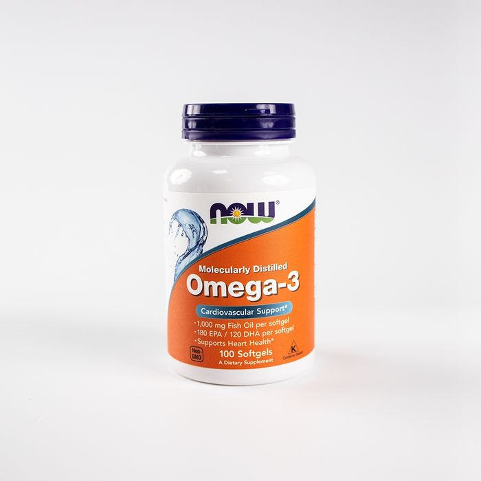 Now omega 3 fish oil 100 softgels