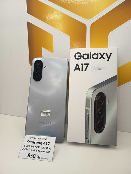 Samsung A17 8GB RAM/256GB/Gray/Produs nefolosit! ID10937
