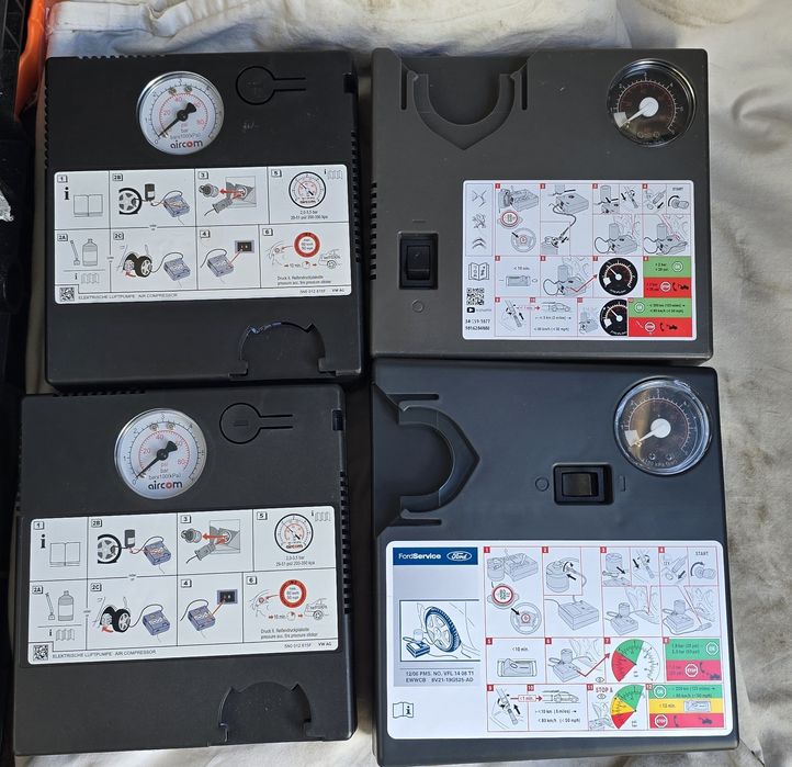 Компресори за помпене на автотомобилни гумигуми,