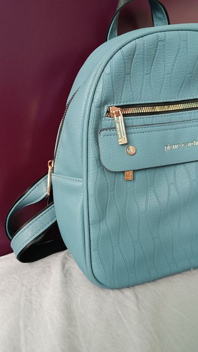 Дамска кожена раница/чанта Pierre Cardin