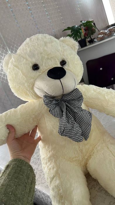 Букет Розы, Мишка игрушка