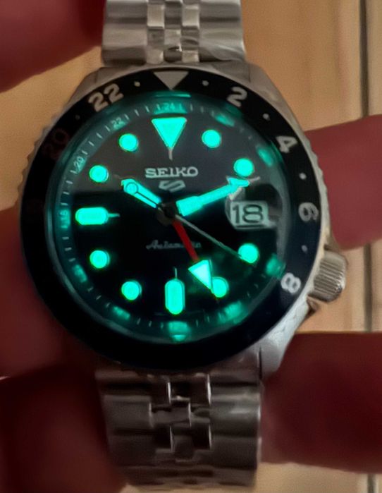 Seiko 42 mm Blueberry SSK003 Automatic GMT 4R34 Safir Jubilee