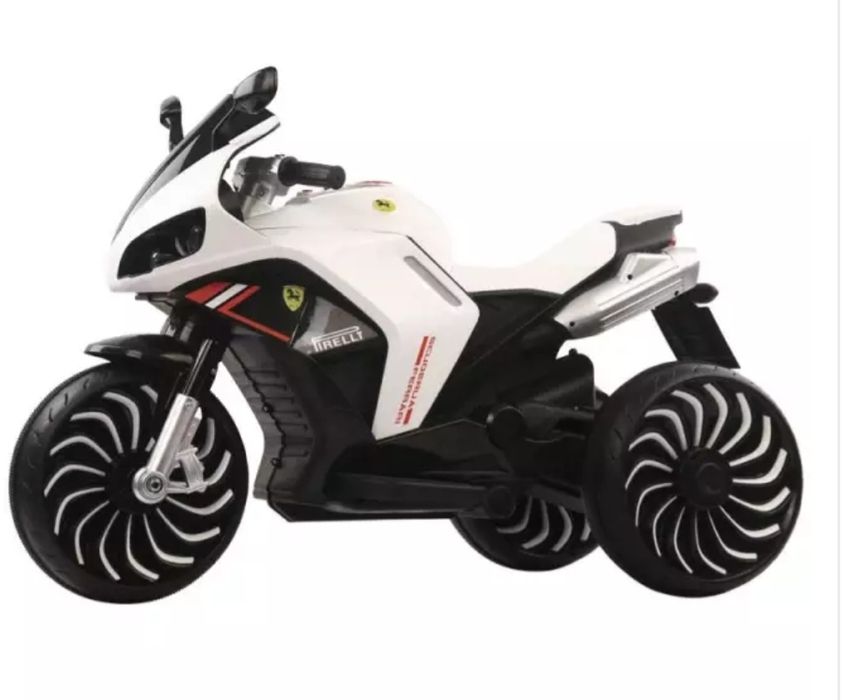 Motocicleta pentru copii model XXL,cu doua motoare