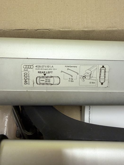 Алуминиеви греди за AUDI A6 Avant