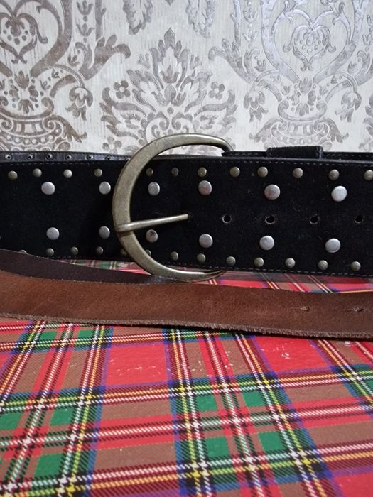 Ремни женские из натуральной кожи и замши