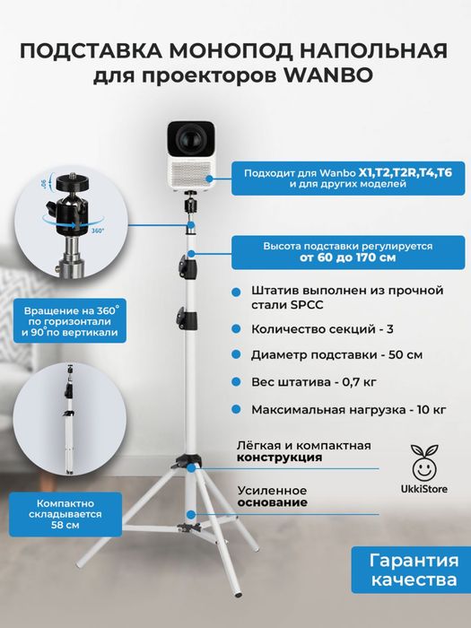 Проектор Xiaomi Wanbo Projector T2М