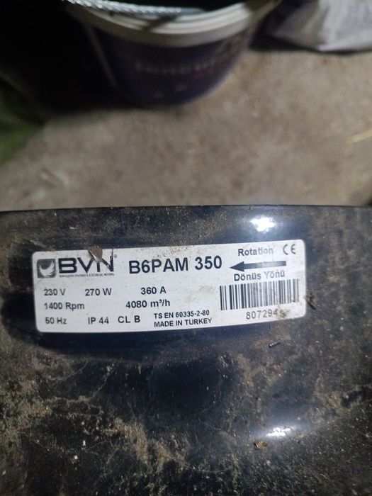 Ventilator  de mare putere pentru hală ,garaje
