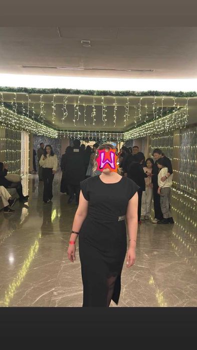 Продается черный платье турецкий