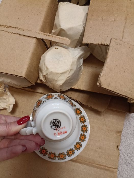 Български винтидж сервиз за кафе