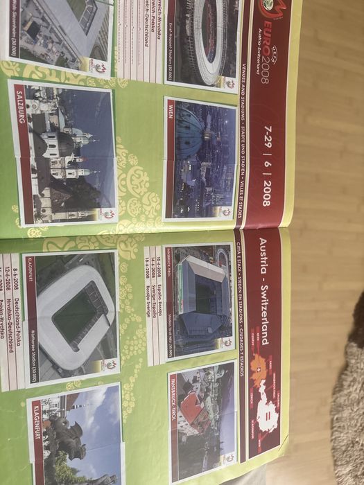 Vand album Panini Uefa Euro 2008 Complet