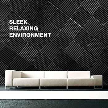 Acoustic foams, panels, diffusers.