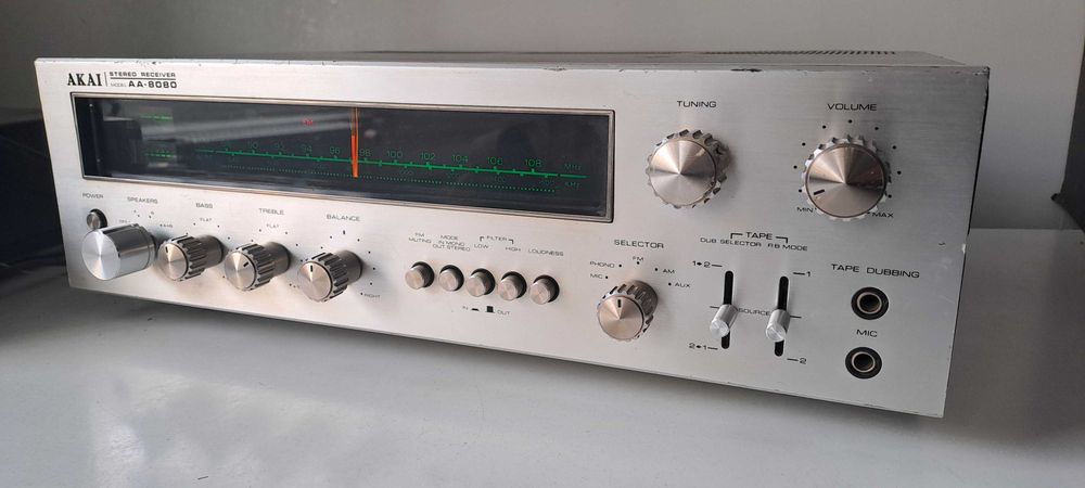 AKAI AA 8080 amplituner cu scala ace analog vintage amplificator TOP