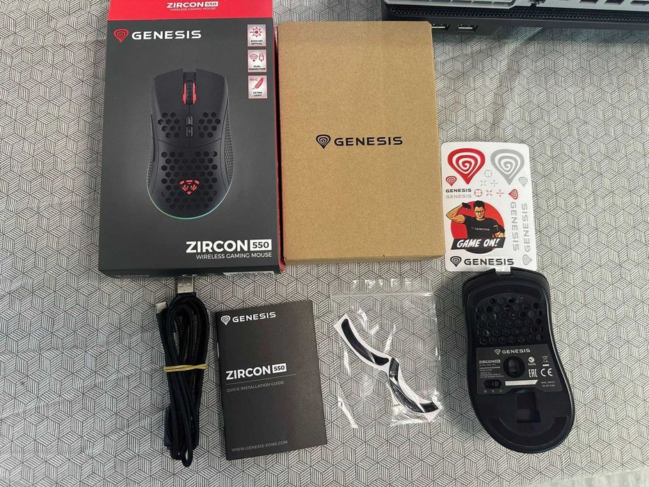Genesis Zircon 550 - Wireless RGB mouse