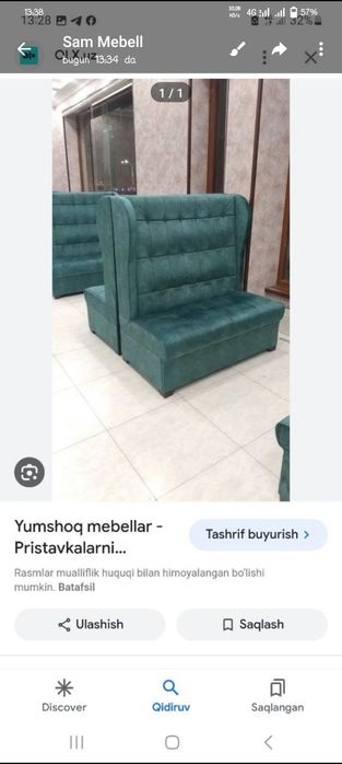Yumshoq mebellar