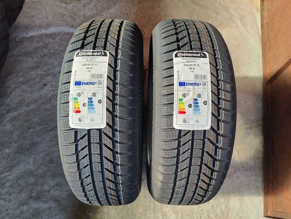 4 Нови зимни гуми 225/60R17 Continental WinterContact TS870P 99H made in Germany