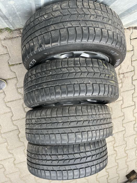 Jante aliaj 5x120mm,  anvelope 225/55 R16, BMW E60, E61, E90, F30, F31