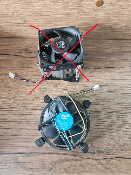 Кулера на процессор и корпусные 140мм
