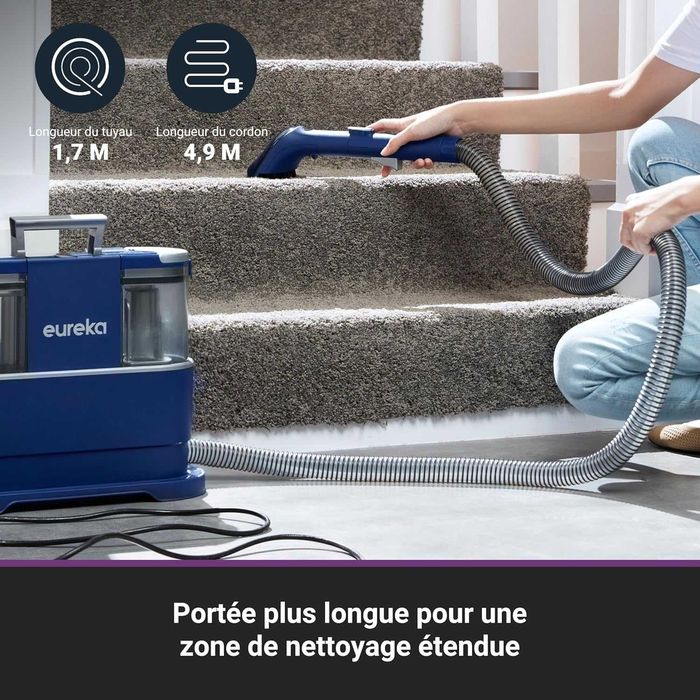 Перяща прахосмукачка Eureka NEY100 12500Pa 1.5L 400W диван килим кола