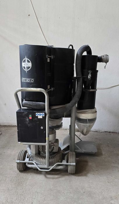 Slefuitor pardoseli beton Htc 650RX 4 capete de slefuit  avans automat aspirator HTC 80 iD