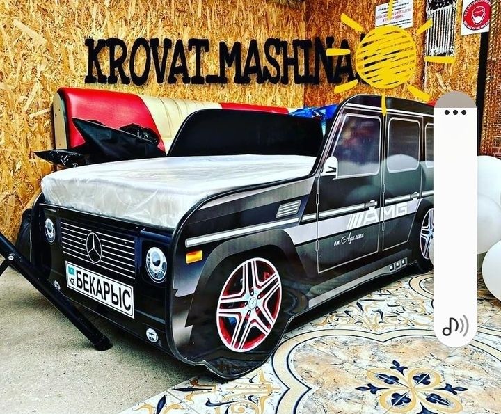 Кровать-машина + матрас в подарок!