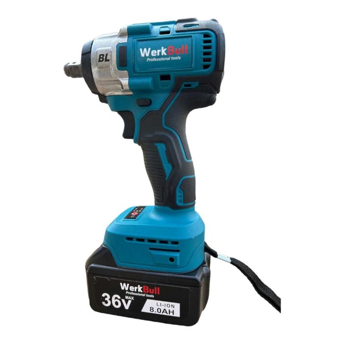 WerkBull Перфоратор, Гайковерт-Винтоверт и Ъглошлайф  3 батерии 36V 8A