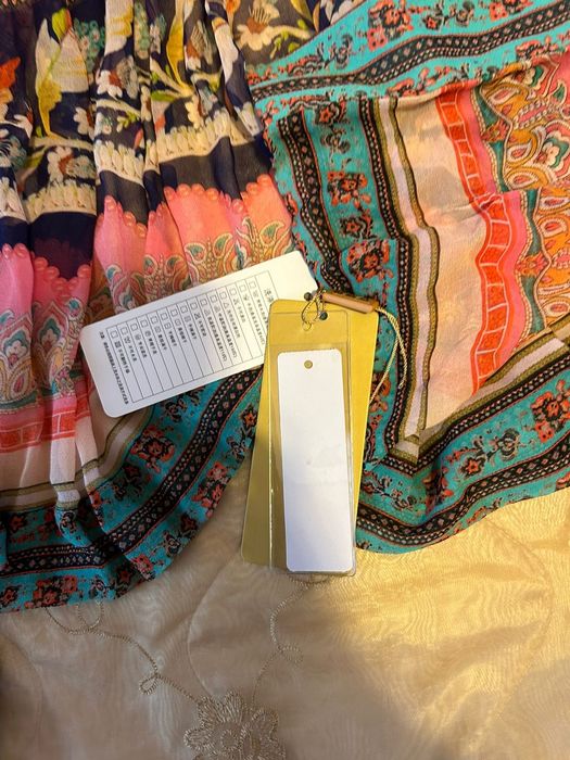 100% Шелковое платье