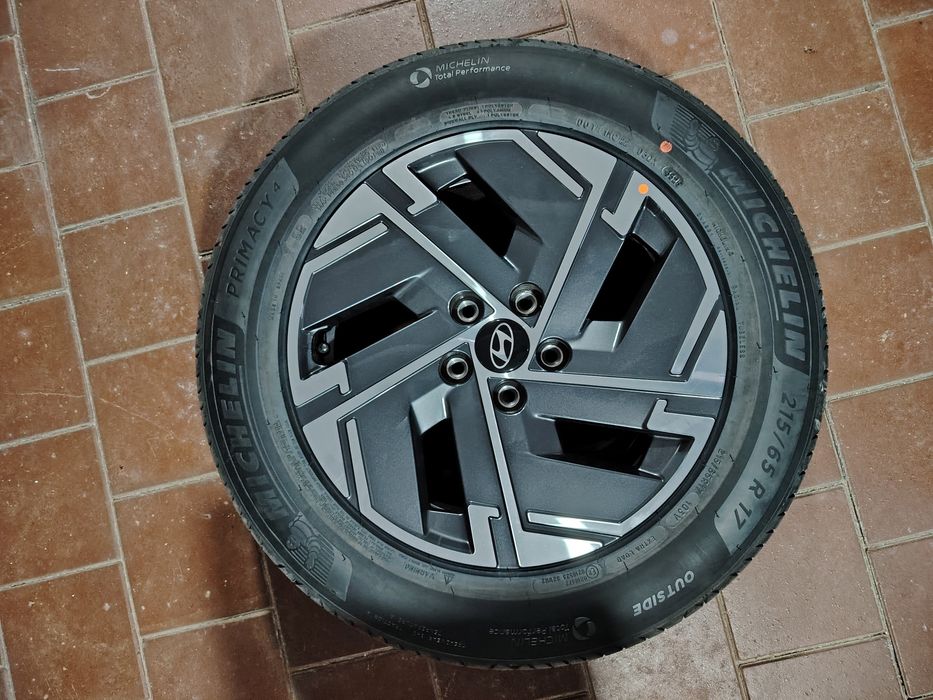 Jante pe 17 cu anvelope noi, senzori, capace  Hiunday Tucson  2025.