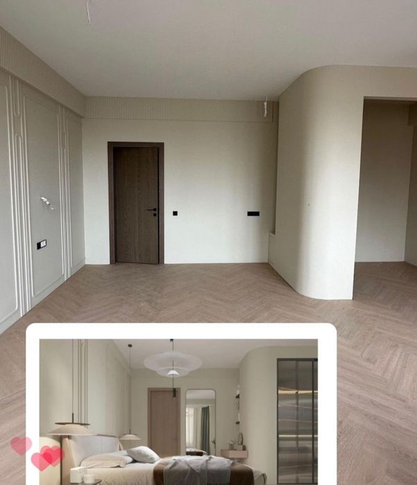 Косметический ремонт квартир домов, Покраска стен, Побелка потолков