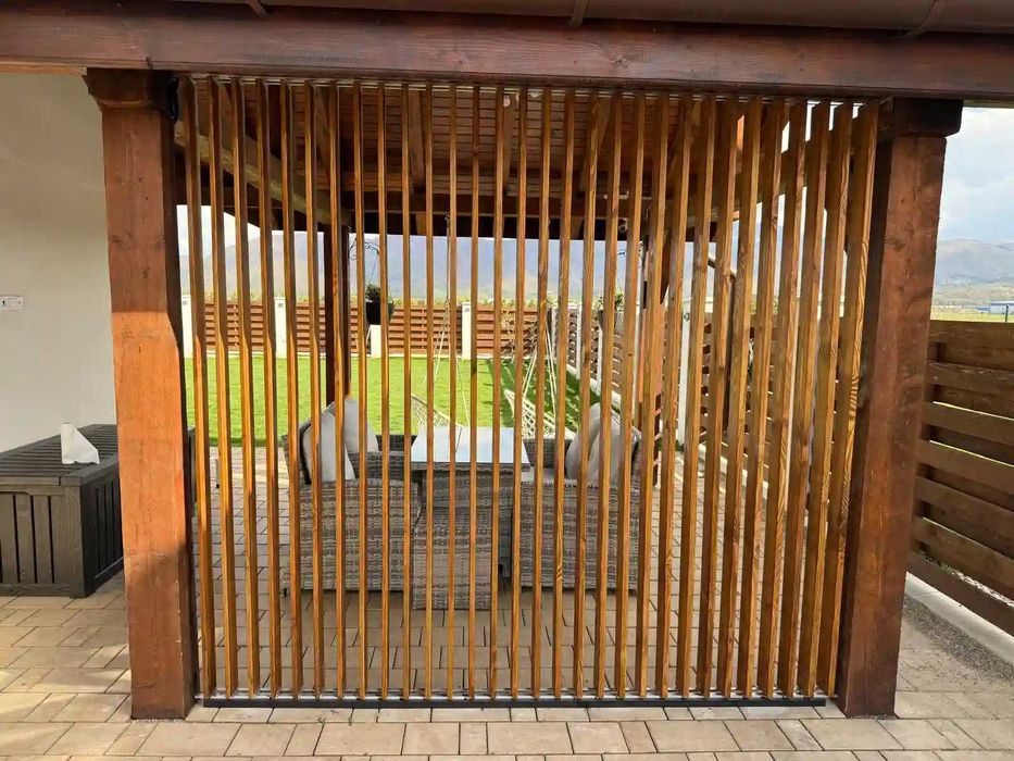 Glisiere aluminiu 2,5 m - inchideri terase