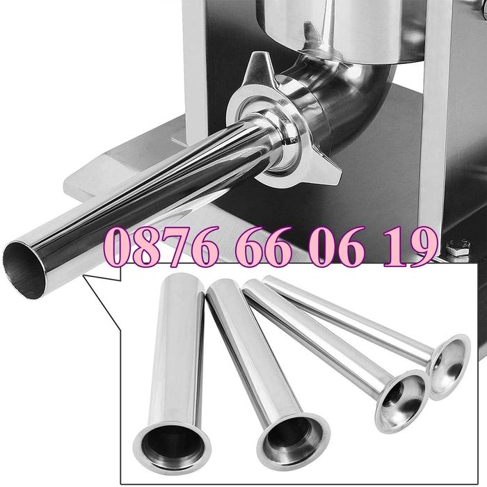 Професионална пълначка за месо 5 литра, две скорости с редуктор