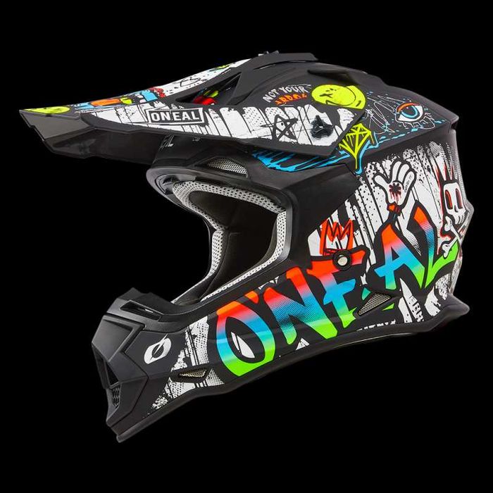 Мотокрос каска O'NEAL 2SERIES RANCID Black/White