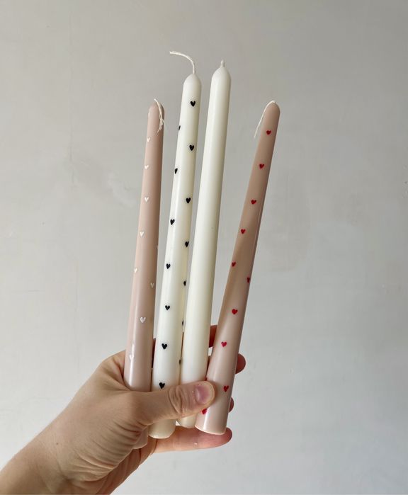 Стильные свечи ручной работы