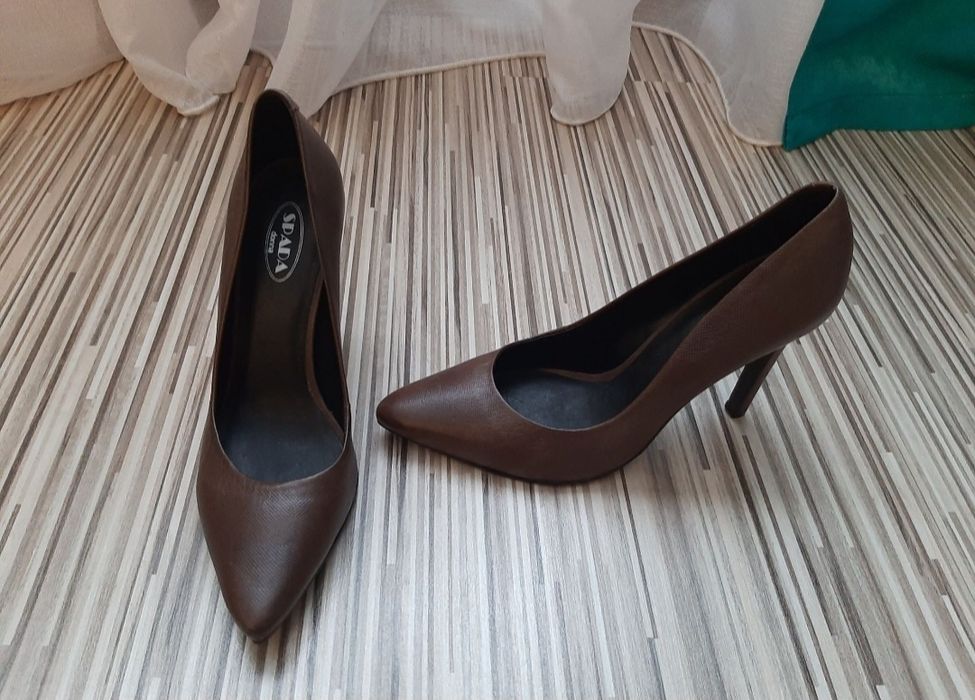Pantofi piele stileto Spada Donna marime 36.