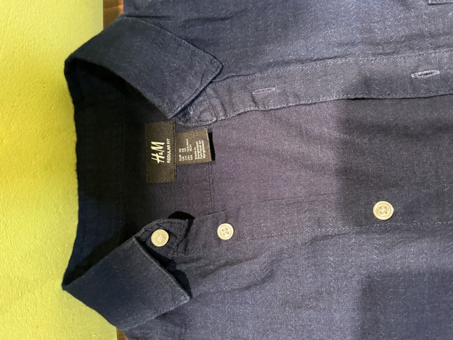 Мъжка синя риза