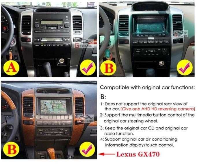 TOYOTA LANDCRUISER PRADOJ120 LEXUSGX470 02-09 9"андроид навигация,9366