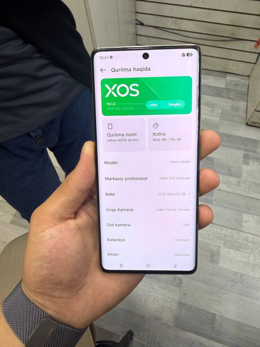 Infinix note 40 pro 12/256gb