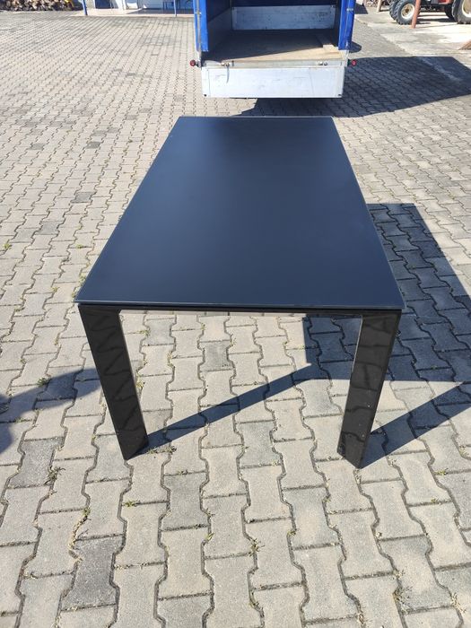 Masa din sticla extensibila, mare, bucatarie, sufragerie