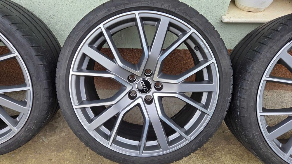Jante originale Audi Sport R20 cu anvelope de vara Dunlop