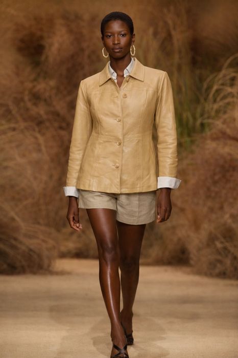 Кожаный жакет XS-S