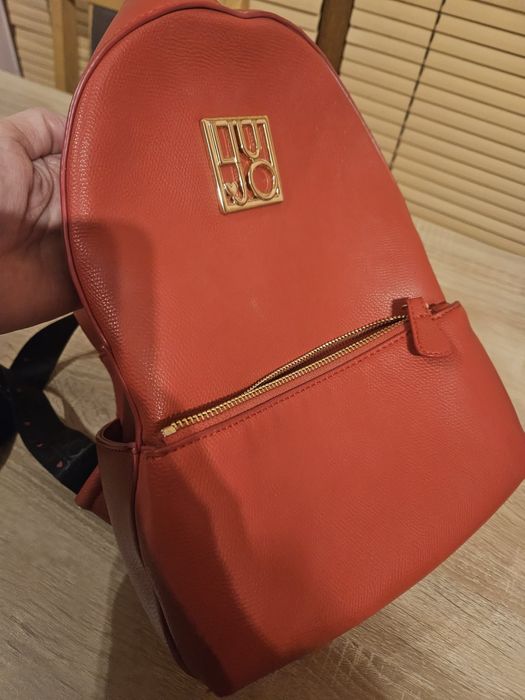 Раница червена liu jo, с протрита дръжка