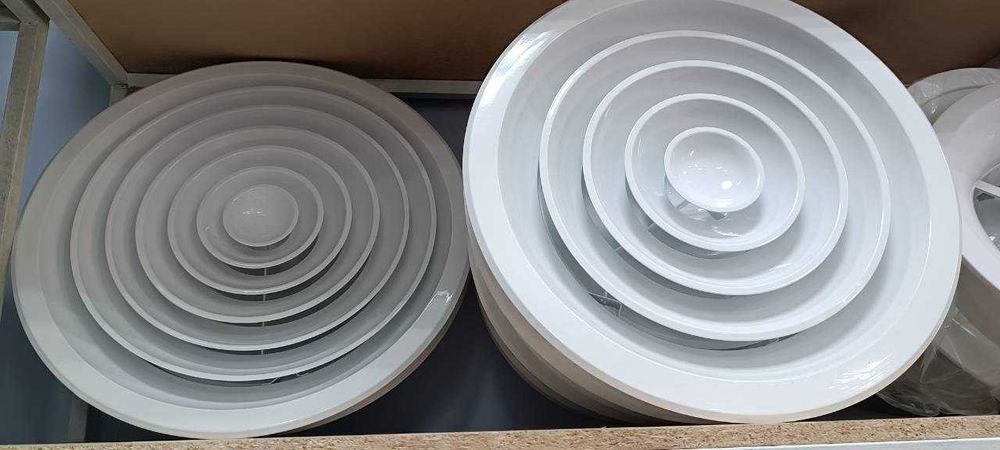 Aлюминиевые вентиляционные решётки  Диффузор размеры 60*60