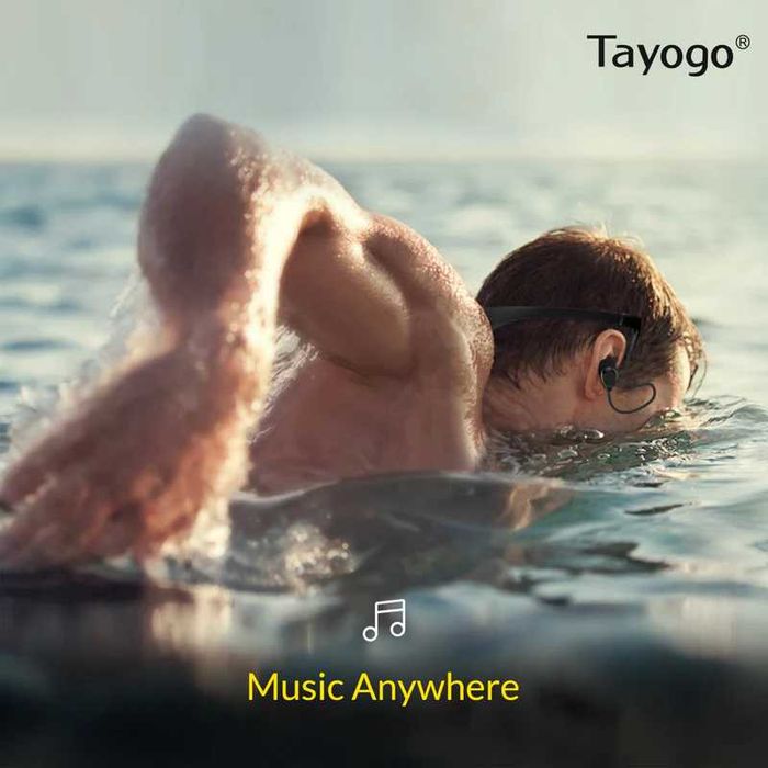 Водоустойчив Mp3 Bluetooth плейър за плуване Toyogo  IPX8 8GB