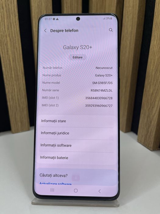 Samsung S20 Plus 128Gb 8Gb ram Garantie / Factura #58055