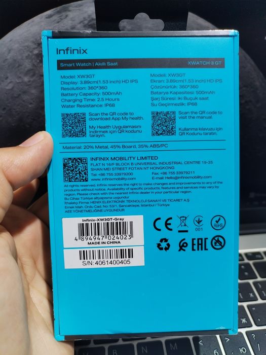 Infinix Smart Watch GT 3