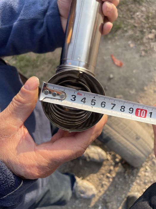 Дымоход для газ котла колонки 60мм