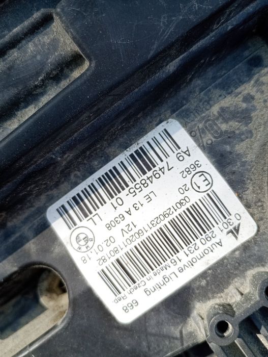 Bara fata airbag stop faruri full led BMW seria 2 Active Tourer F45