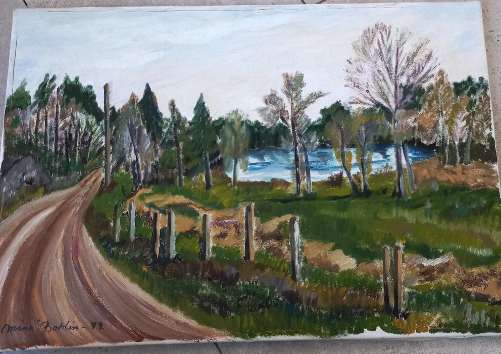 Reducere !!!Tablou superb , cu peisaj