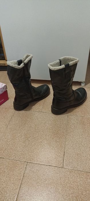 Топли дамски ботуши - номер 40